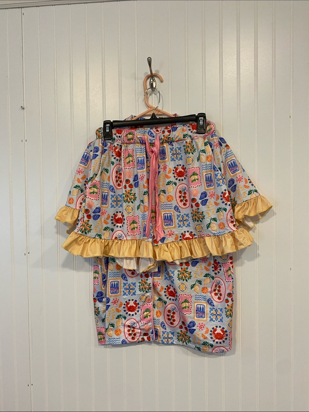 The Darling Effect Ciao Bella Pajamas Women Size L